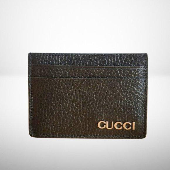 Gucci CARD CASE WITH GUCCI LOGO - Picture 1 of 6